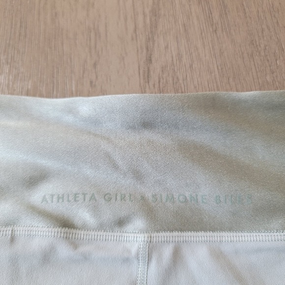 NWT Athleta Girl‎ X Simone Biles Bike Shorts Brushstroke Multi Girls Size XXL/16 - Picture 4 of 15